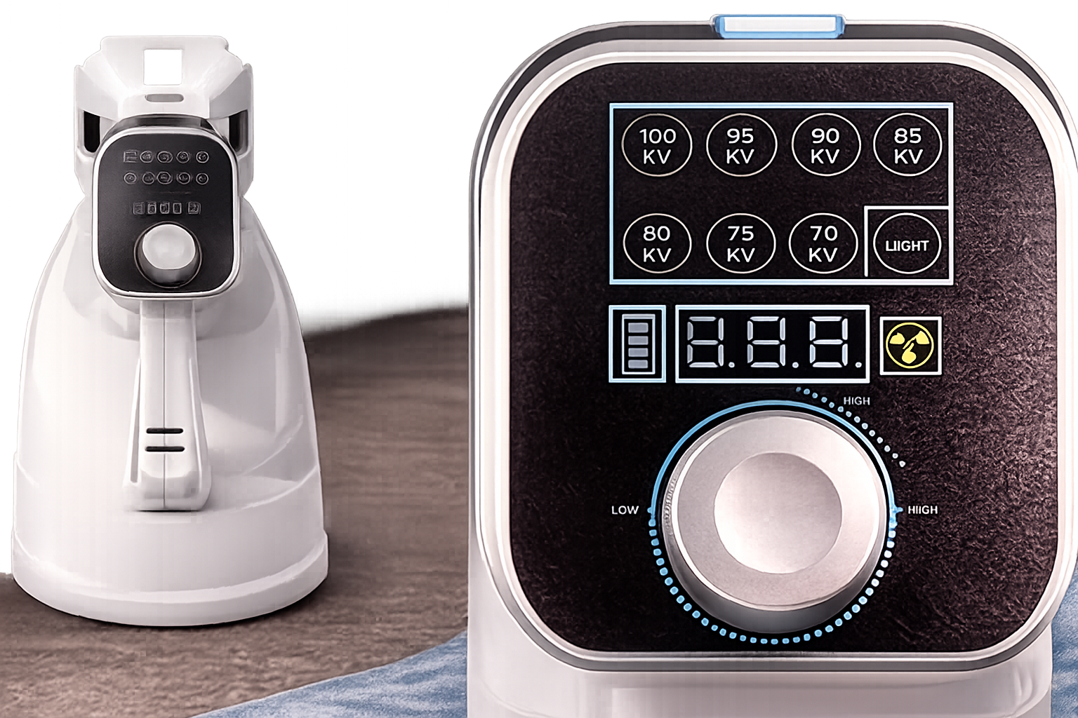 Clarox VX-100 kontrol paneli açıklamalı görseli